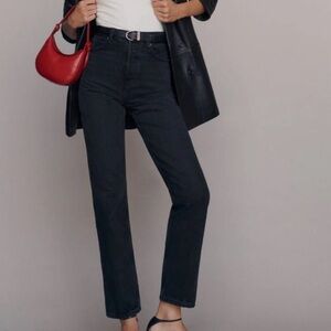 Reformation Cynthia Straight Leg Jeans in Seattle 100% cotton size 30